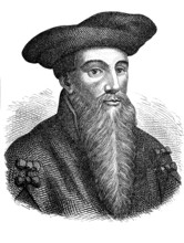 Johann Georg Faust, also Georg Faust, around 1480 to around 1541, a travelling miracle healer,