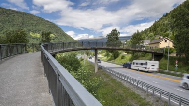 E6 motorway near Otta, Sel municipality, Upper Gudbrandsdal, Norway, Europe