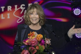 Wencke Myhre at the Beatrice Egli Show in Studio Berlin Adlershof on 08.04.2025. The broadcast will
