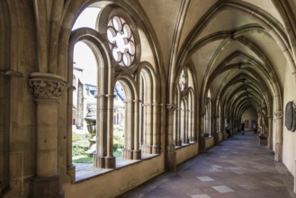Cloister, Church of Our Lady, UNESCO World Heritage Site, Trier, Rhineland-Palatinate, Germany,