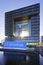 The main building Q1 of the corporate headquarters of ThyssenKrupp, Essen, Ruhr area, North