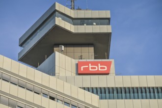 RBB, high-rise building, broadcasting centre, Rundfunk Berlin Brandenburg, Masurenallee,