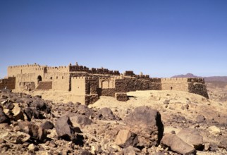 Fort Motylinski 1908 09, Tarhaouhaout, Tamanrasset, Ahaggar Mountains, Sahara Desert, Algeria,