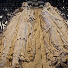 Tomb of Henry the Lion and Mathilde Plantagenet in the cathedral, Cathedral Church of St Blasii in
