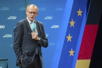 Election event of the CDU party for the Bundestag elections with top candidate Friedrich Merz.