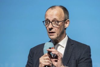 New Year's reception of the CDU with chancellor candidate Friedrich Merz in Künzelsau. The Federal