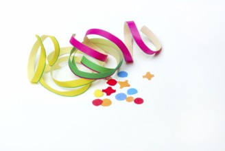 Confetti and streamers