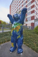 Buddy Bear 534, One-World Bear by Anette Schulz, Federal Ministry for Economic Cooperation and