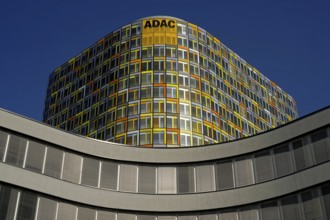 The ADAC building in Munich, Germany, ADAC headquarters, Munich, Bavaria, Federal Republic of
