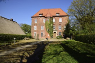 Europe, Germany, Stade district, Hamburg metropolitan region, Agathenburg, Agathenburg Castle,