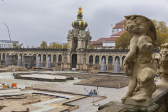 Restoration work in the pleasure garden of the Dresden Zwinger is coming to an end, with the