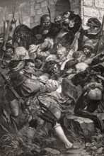 The capture of Count Helfenstein, city of Weinsberg, German Peasants' War, 16th April 1525