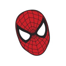 Rotated to left, Color Spiderman Logo, Media & TV, Logo