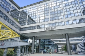 Landesbank Baden-Württemberg, inner courtyard, Am Hbf, Stuttgart, Baden-Württemberg, Germany,