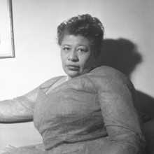 Ella Fitzgerald. 1917-1996. One of the most famous singers in jazz and popular music during the