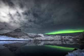Lofoten in winter Norway