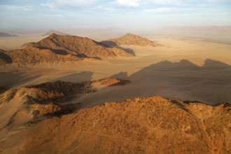 Hot air balloon ride over the Namib in the Namib-Naukluft National Park in Namibia