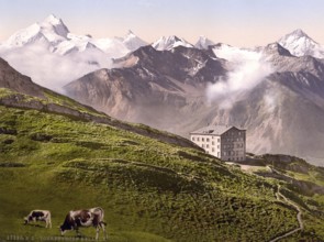 Torrenthorn is a 2998 m high peak in the western Bernese Alps above Leukerbad in Valais in