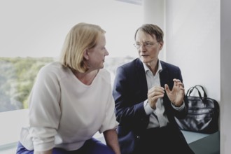 (L-R) Lisa Paus (Alliance 90/The Greens), Federal Minister for Family Affairs, Senior Citizens,