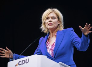 Julia Klöckner, photographed at the CDU Germany 2024 party conference in Berlin, 6 May 2024