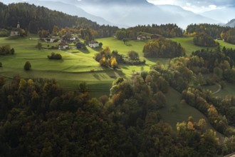 Landscape near St. Konstantin, Fiè allo Sciliar, South Tyrol, Italy, Europe