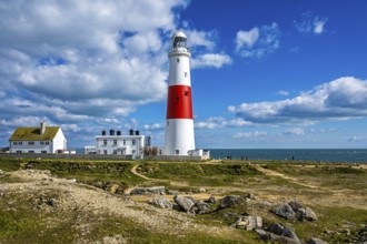 Portland Bill Lighthouse, Portland Bill, Isle of Portland, Dorset, England, United Kingdom, Europe
