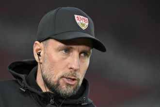 Coach Sebastian Hoeneß VfB Stuttgart Portrait MHPArena, MHP Arena Stuttgart, Baden-Württemberg,
