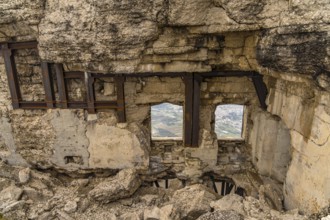 The Vezzena post on the summit of the Pizzo di Levico mountain in Valsugana, Trentino, Italy,