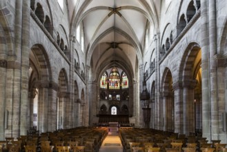 Interior, Basel Minster, Basel, Canton of Basel-Stadt, Switzerland, Europe