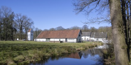 1746 Drongengoedhoeve, Drongengoed farmstead in Drongengoedbos, forest at Ursel near Knesselare,