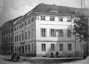 The birthplace of Frederick William III, in Potsdam, Germany, in 1875, Historical, digital