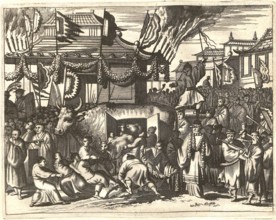 Description of the imperial empire of Taising of China 1676, by olfert dapper, Historical,