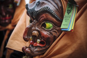 Witch mask, Narrensprung Ravensburg, Swabian-Alemannic carnival, Ravensburg, Upper Swabia,