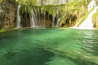 The Galovacki Buk waterfall in Plitvice Lakes National Park, Croatia, Europe
