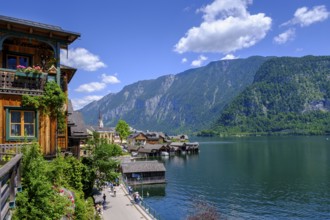 Hallstatt am Hallstätter See, Salzkammergut, Upper Austria, Austria, Europe