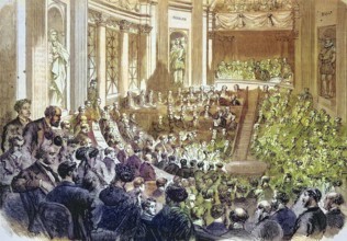 Meeting of the French Academy of 23 April 1868, Reception by Mr Jules Favre, Historical, digitally