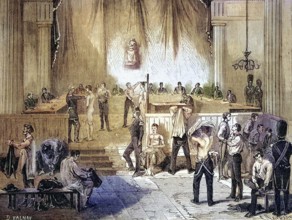 The Revision Council for the Mobile National Guard, Convocation and Examination of Soldiers, 1869,