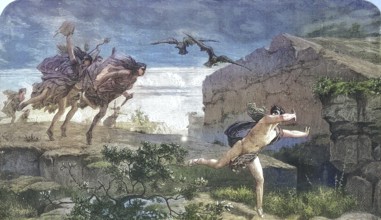 The Death of Penthee, Pentheus, in Greek mythology the son of (Echion) and Agaue, the daughter of