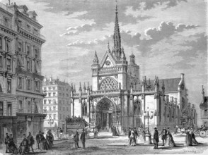 The Catholic parish church of Saint-Laurent in Paris was begun in the 15th century in the late