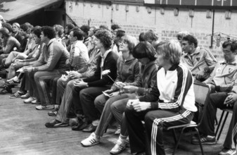 The Yes and No to the 1980 Moscow Olympics brought protesters to the Westfalenhalle on 20.4.1980 in