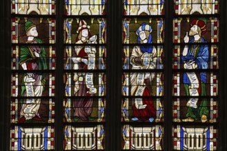 Stained glass windows of the Cathédrale Saint-Étienne, Auxerre, Département Yonne, Region