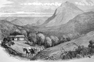 The Bay of Rio de Janeiro as seen from Mont Empereur, 1869, Brazil, Historic, digitally restored
