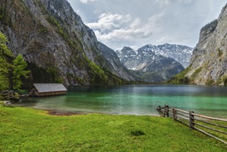 Obersee lake. Bavaria, Germany, Europe