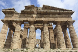Temple of Poseidon, 2nd Temple of Hera, in Paestum, Campania, Italy, Europe