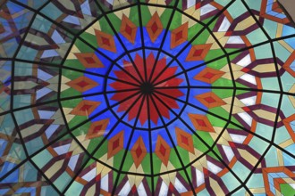 Glass dome in the souk of Mutrah, Muscat, Oman, Asia