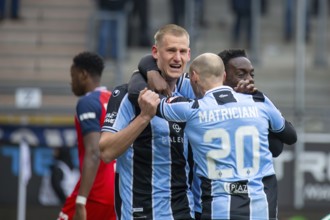 Football 3rd division, 2024/25 season, matchday 24: Waldhof Mannheim v Hansa Rostock***Niklas