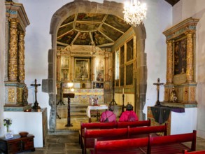 Corpo Santo Chapel, one of the oldest places of worship in Madeira, interior view, Funchal,