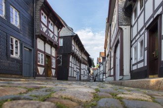 Old town Goslar, half-timbered houses, 06.08.2014., Goslar, Lower Saxony, Germany, Europe