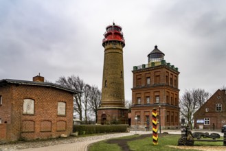 Lighthouses at Cape Arkona, Ruegen Island, Mecklenburg-Western Pomerania, Germany, Europe