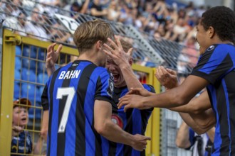 06.04.2024, Football 3rd division, Season 2023/24, Matchday 32: Waldhof Mannheim vs SpVgg